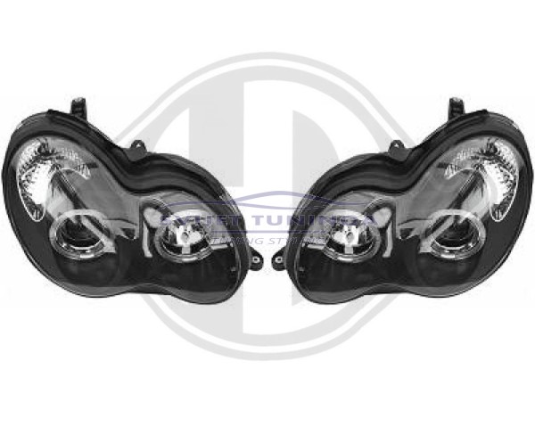 ANGEL EYES FAROVI ZA MERCEDES BENZ C KLASA W203 - CRNI