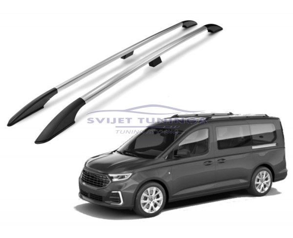 UZDUŽNI KROVNI NOSAČI ZA FORD CONNECT III L1 - KROM