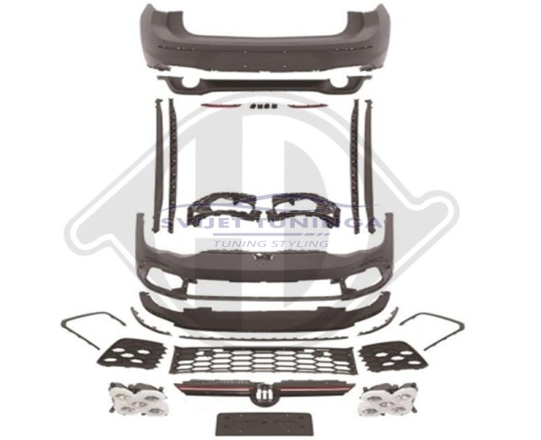 KOMPLETAN BODY KIT ZA VW GOLF VIII - GTI LOOK