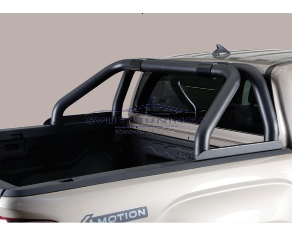 ROLL BAR ZA VW AMAROK II -  CRNI - S CERTIFIKATOM