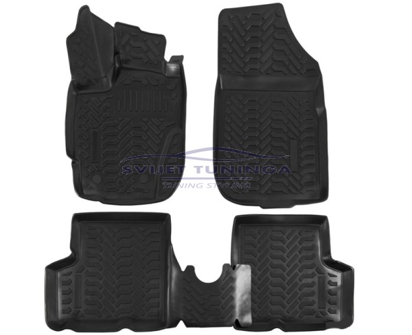 PREMIUM 3D GUMENI AUTO TEPISI ZA DACIA DUSTER I REDIZAJN