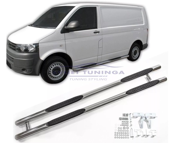 BOČNE STEPENICE ZA VW T5 KRATKI MODEL - INOX