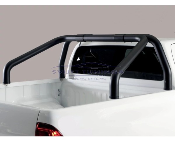 ROLL BAR ZA TOYOTA HILUX VIII - CERTIFIKAT - CRNI