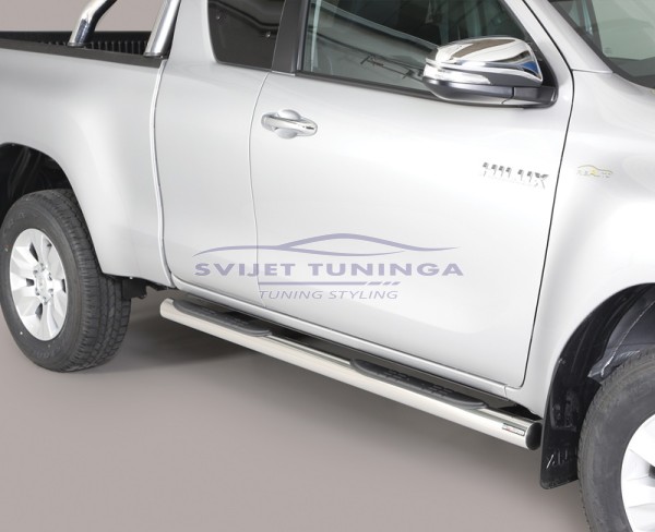 OKRUGLE BOČNE STEPENICE ZA TOYOTA HILUX VIII EXTRA CAB