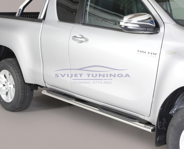 OVALNE BOČNE STEPENICE ZA TOYOTA HILUX VIII EXTRA CAB