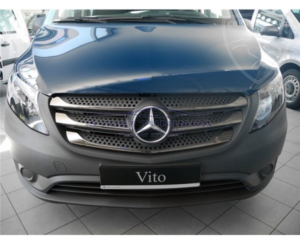 KROM LAJSNE PREDNJE MASKE ZA MERCEDES VITO W447- CRNE