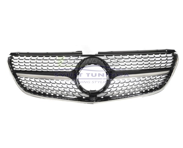MASKA ZA MERCEDES BENZ W 447 V-KLASA -  DIAMOND - CRNA
