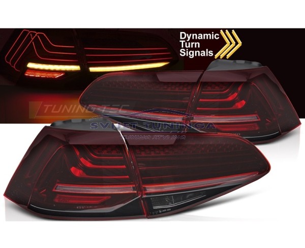 LED SPORTSKE LAMPE ZA VW GOLF VII  - SEQ -CRVENE- LASER