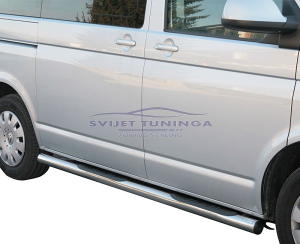 BOČNE STEPENICE ZA VW T5 L1 REDIZAJN  - OKRUGLE- CERTIFIKAT