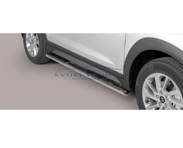 BOČNE STEPENICE ZA HYUNDAI TUCSON TL - S CERTIFIKATOM - OVALNE
