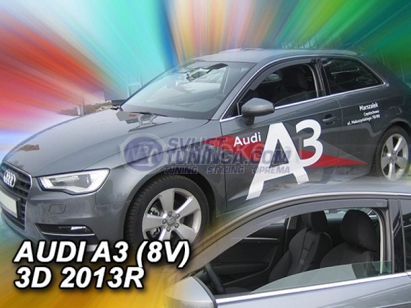 Bočni vjetrobrani-deflektori zraka za Audi  A3 8V