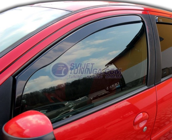 Bočni vjetrobrani-deflektori zraka za Peugeot 206 s 5 vrata od 1998 god.