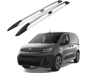 UZDUŽNI KROVNI NOSAČI ZA CITROEN BERLINGO 3 XL - SREBRNI / SJAJNI