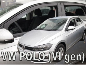 Bočni vjetrobrani-deflektori zraka za VW Polo VI 2G s 5 vrata 