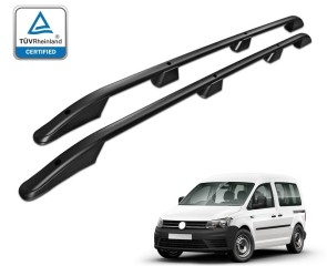 UZDUŽNI KROVNI NOSAČI ZA VW CADDY MAXI - CRNI - TUV