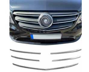 KROM LAJSNE PREDNJE MASKE ZA MERCEDES VITO W447 REDIZAJN - KROM