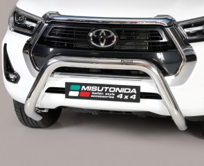 SUPER BULL BAR - PREDNJA ZAŠTITA ZA TOYOTA HILUX VIII REDIZAJN - CERTIFIKAT