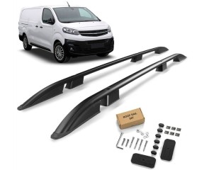 UZDUŽNI KROVNI NOSAČI ZA OPEL VIVARO C L2 - CRNI 