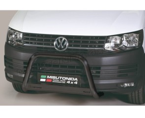 BULL BAR - PREDNJA ZAŠTITA ZA VW T6 - S CERTIFIKATOM- CRNI