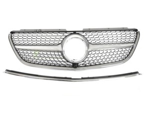 MASKA ZA MERCEDES BENZ W 447 VITO -  DIAMOND - SREBRNA