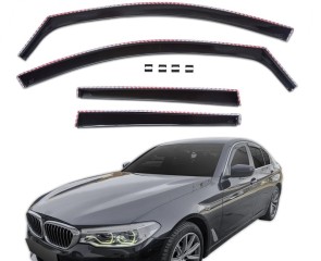 BOČNI VJETROBRANI - DEFLEKTORI ZRAKA  ZA BMW 5 G30 - CRNI